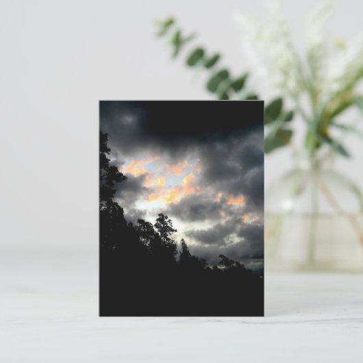 Regenboogwolken Briefkaart (Staand voorkant)