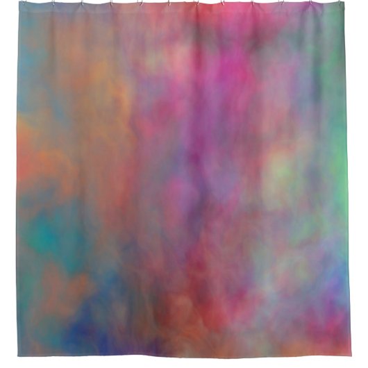 Regenboogwolken Douchegordijn (Voorkant)