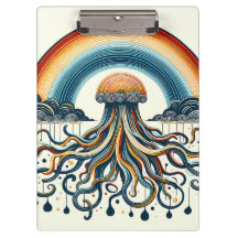 Regenboogwolken en ranken