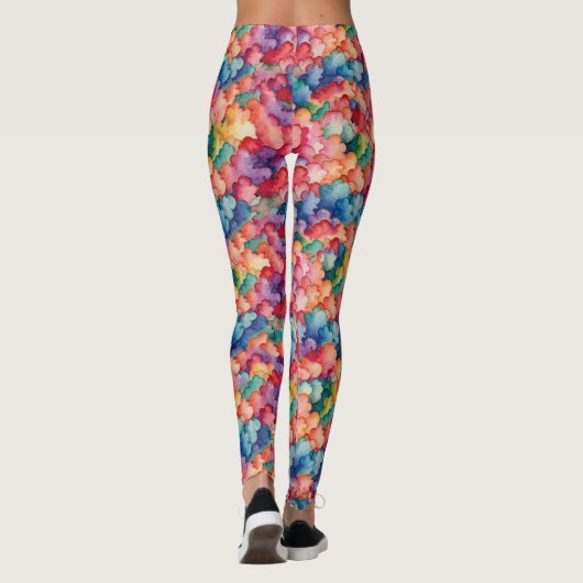Regenboogwolken Leggings (Achterkant)