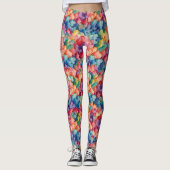 Regenboogwolken Leggings (Voorkant)