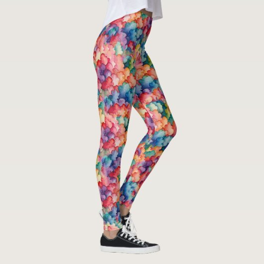 Regenboogwolken Leggings (Rechts)