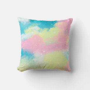 Regenboogwolken met glinsterende sterren kussen