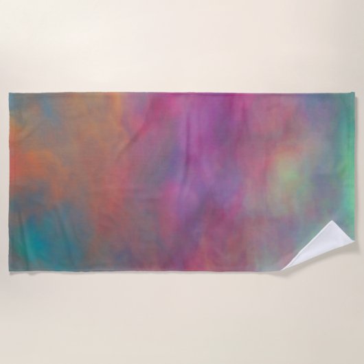 Regenboogwolken Strandlaken (Voorkant)