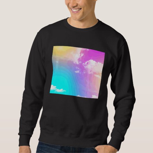 Regenboogwolken Trui (Voorkant)