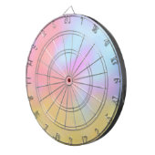regenboogwolkendar dartbord (Voorkant Rechts)
