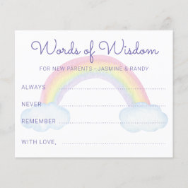 Regenboogwoorden van het Baby shower van Wisdom Ne