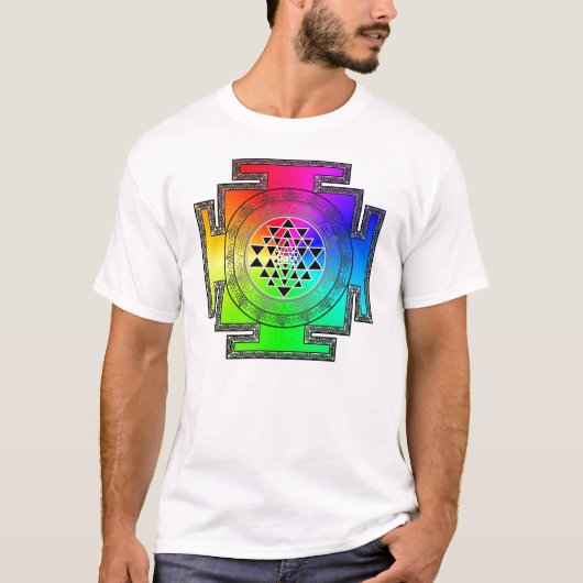 regenboogyantra t-shirt (Voorkant)