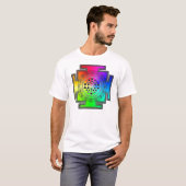 regenboogyantra t-shirt (Voorkant volledig)