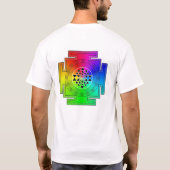 regenboogyantra t-shirt (Achterkant)