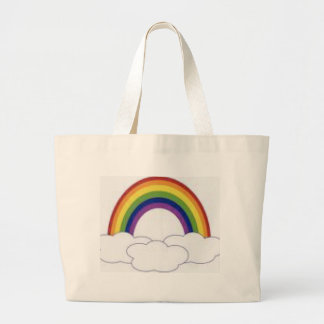 regenboogzak grote tote bag