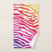 RegenboogZebra Bad Handdoek (Handdoek)