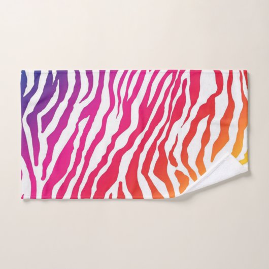 RegenboogZebra Bad Handdoek (Handdoek)