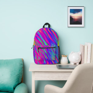 RegenboogZebra Bedrukte Rugzak