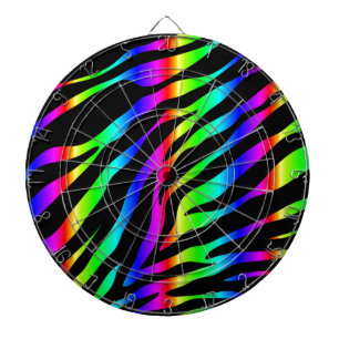 regenboogzebra dartbord