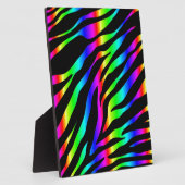 regenboogzebra fotoplaat (Zijkant)