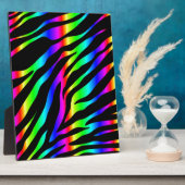 regenboogzebra fotoplaat (Zijkant)