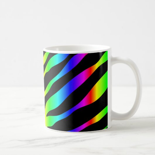 regenboogzebra koffiemok (Rechts)