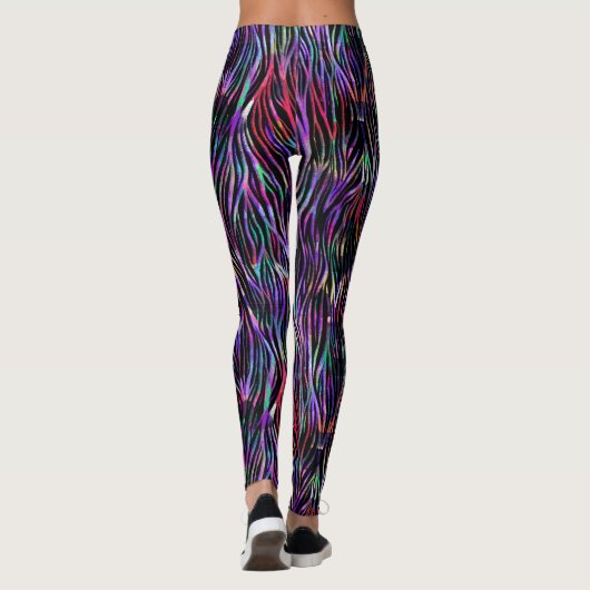 RegenboogZebra Leggings (Achterkant)