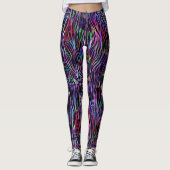 RegenboogZebra Leggings (Voorkant)
