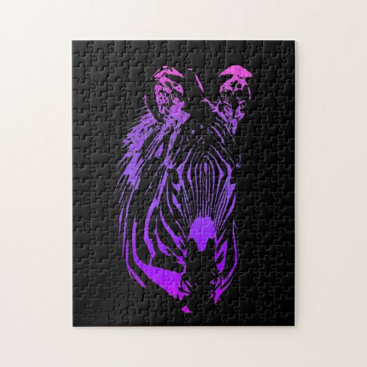 RegenboogZebra Legpuzzel (Verticaal)