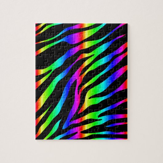 regenboogzebra legpuzzel (Verticaal)