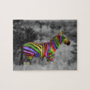 RegenboogZebra Legpuzzel