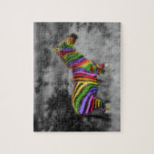 RegenboogZebra Legpuzzel (Verticaal)