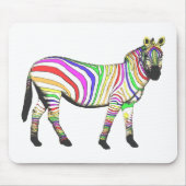 RegenboogZebra Muismat (Voorkant)