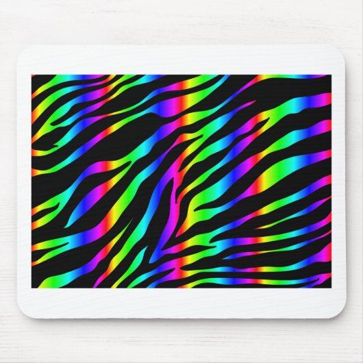 regenboogzebra muismat (Voorkant)