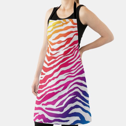 RegenboogZebra Schort (Insitu)