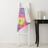 RegenboogZebra Sherpa Deken (In situ)