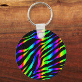 regenboogzebra sleutelhanger (Voorkant)