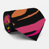RegenboogZebra Stropdas (Opgerold)