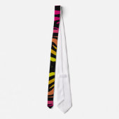 RegenboogZebra Stropdas (Achterkant)
