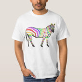 RegenboogZebra T-shirt (Voorkant)