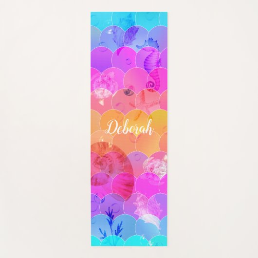 Regenboogzee Yogamat (Voorkant)