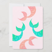 Regenboogzeemeermin, vier met ons, onder het Zee Kaart (Achterkant)