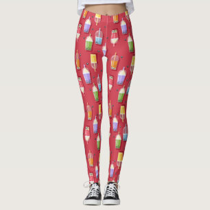 regenboogzeepbel roze leggings