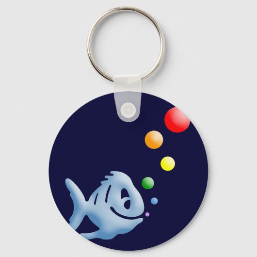 regenboogzeepbellen sleutelhanger (Voorkant)