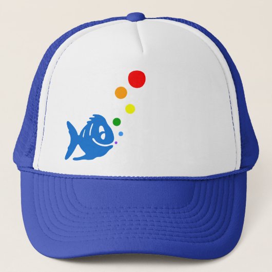 regenboogzeepbellen trucker pet (Voorkant)