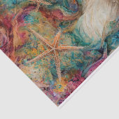 Regenboogzeesterren, fantasievolle zeesterren in k tissuepapier (Detail)