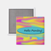 regenboogzigzag magneet (Voorkant / Achterkant)