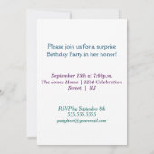 Regenboogzon en wolken kaart (Achterkant)