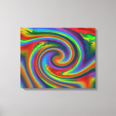 Regenboogzonlaag Canvas Afdruk (Voorkant)
