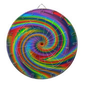 Regenboogzonlaag Dartbord (Voorkant)
