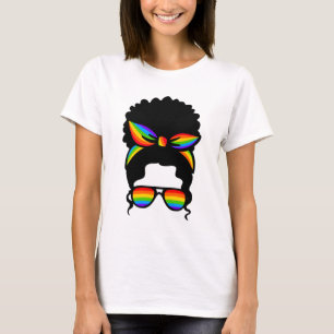 Regenboogzonnebrillen LGBT Pride T-shirt