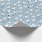 Regenboogzonnebrillen Llama Pattern Cadeaupapier (Hoek)