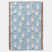 Regenboogzonnebrillen Llama Pattern Deken (Voorkant Verticaal)