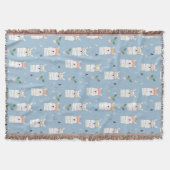 Regenboogzonnebrillen Llama Pattern Deken (Voorkant)